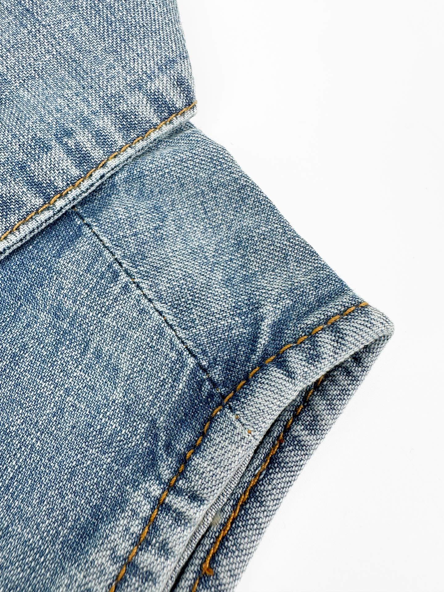 2026 Women's GS Logo Belted Denim Jacket (EE434)