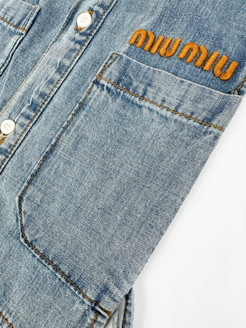 2026 Women's GS Logo Belted Denim Jacket (EE434)
