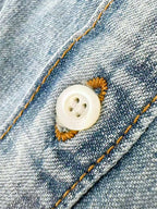 2026 Women's GS Logo Belted Denim Jacket (EE434)