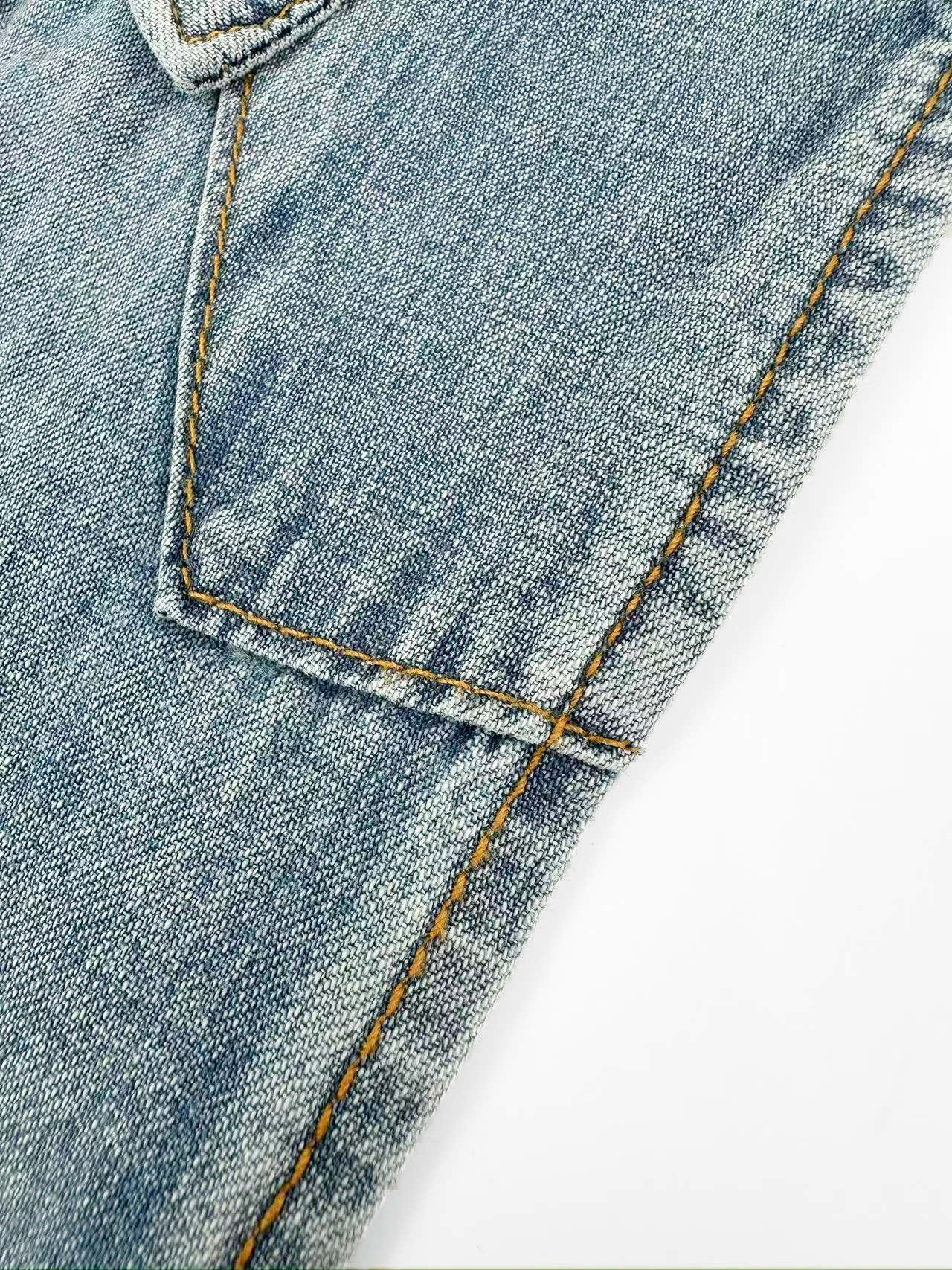 2026 Women's GS Logo Belted Denim Jacket (EE434)
