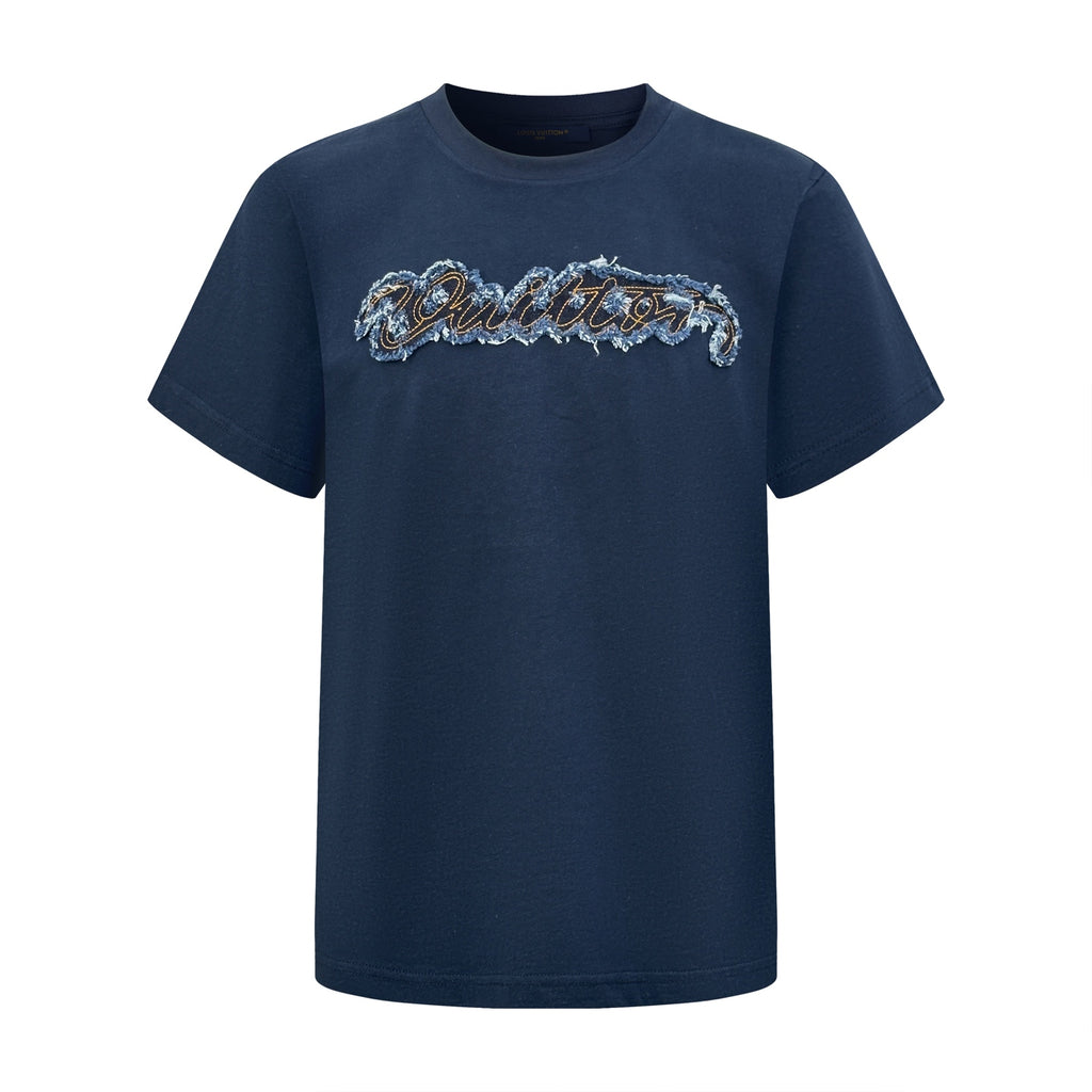 2026 New Model GS Logo Denim Short Sleeve (BB889-A20)