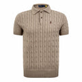 2026 New GS Cable-Knit Polo Neck Sweater (CC945-A60)