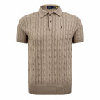 2026 New GS Cable-Knit Polo Neck Sweater (CC945-A60)