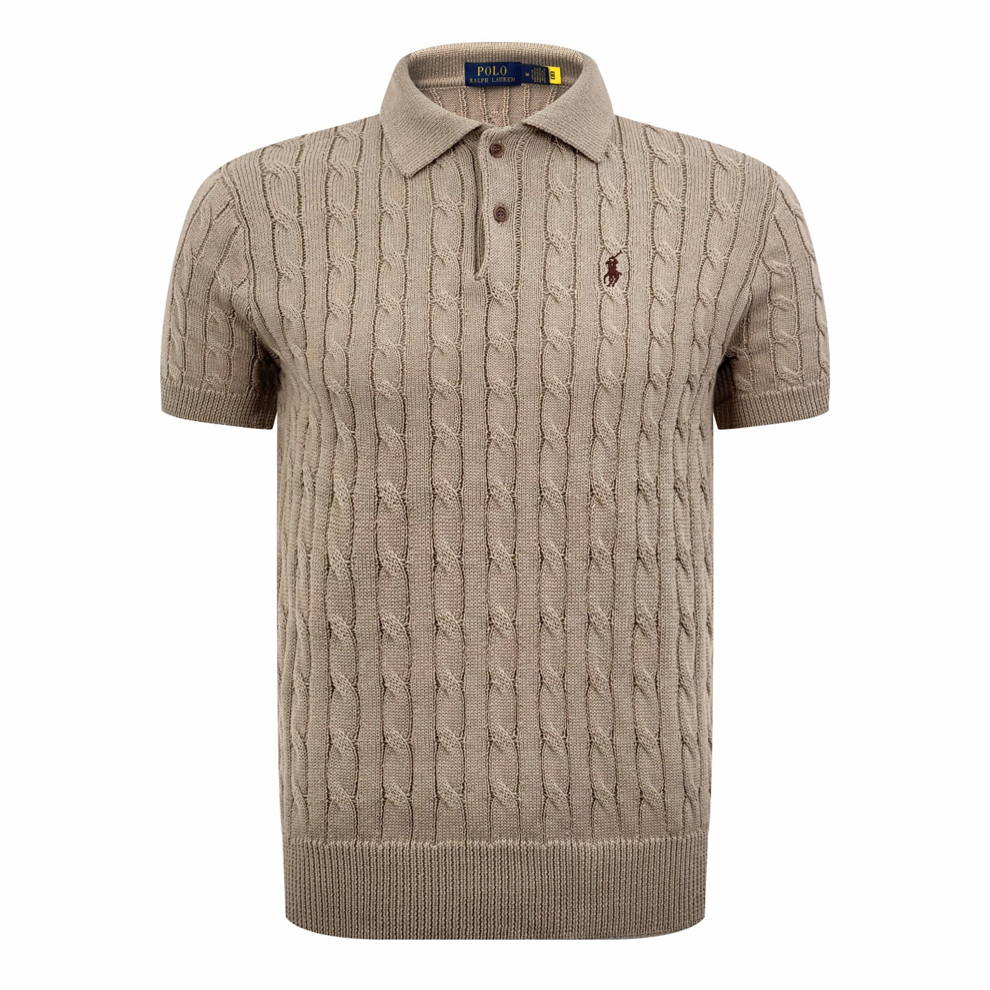 2026 New GS Cable-Knit Polo Neck Sweater (CC945-A60)