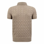 2026 New GS Cable-Knit Polo Neck Sweater (CC945-A60)
