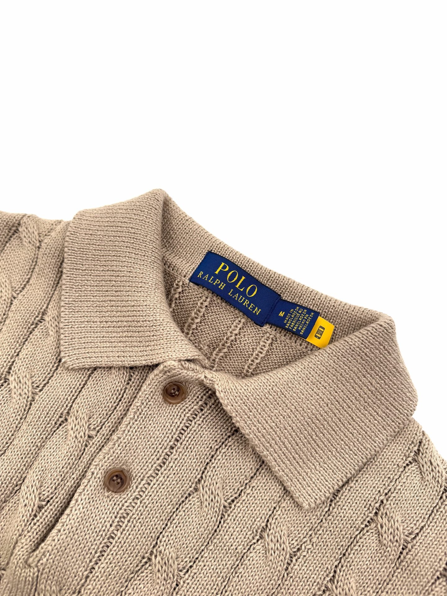 2026 New GS Cable-Knit Polo Neck Sweater (CC945-A60)