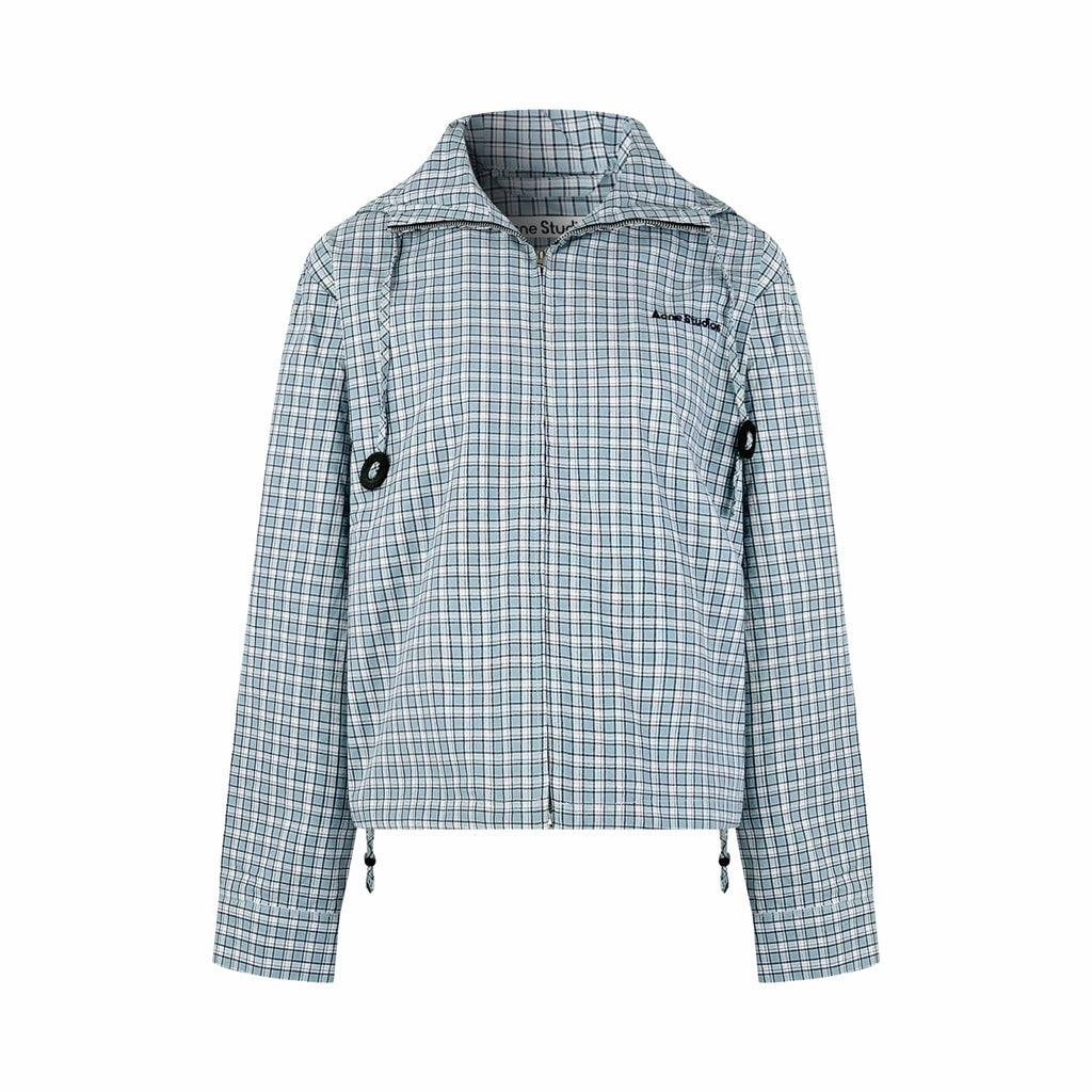 2026 Women's GS Embroidered Checkered Hooded Jacket (FF762)