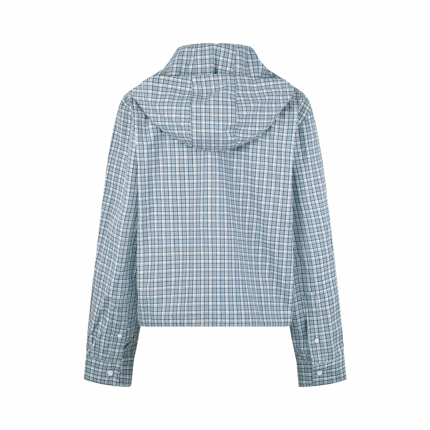 2026 Women's GS Embroidered Checkered Hooded Jacket (FF762)