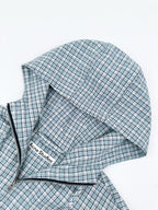 2026 Women's GS Embroidered Checkered Hooded Jacket (FF762)
