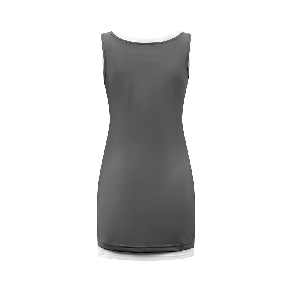 2026 Women's GS Logo Color-Contrasting Dress (FF778)