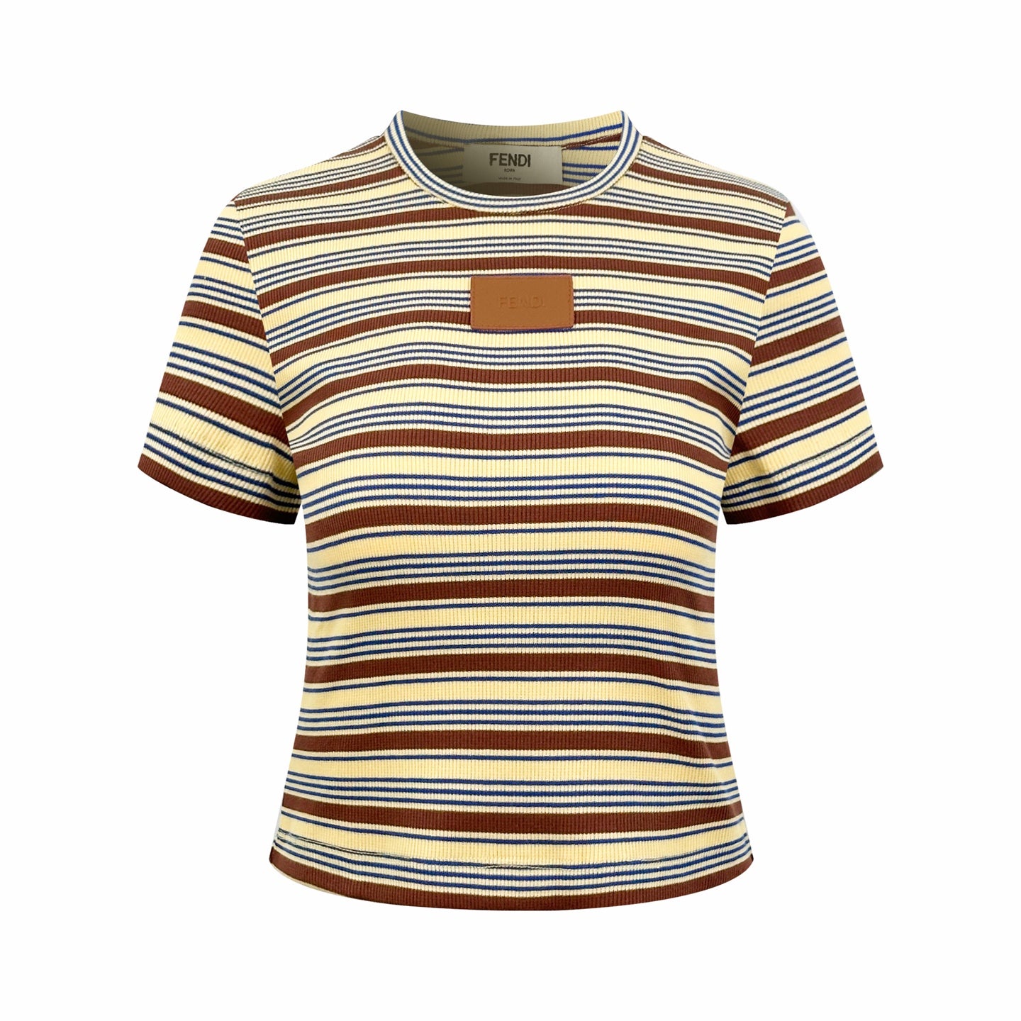 2026 Women's GS Leather Striped Short Sleeve (EE423)