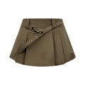 2026 Women's GS Logo Metal Belt Short Dress (FF766)