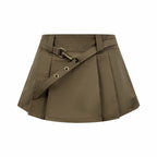 2026 Women's GS Logo Metal Belt Short Dress (FF766)