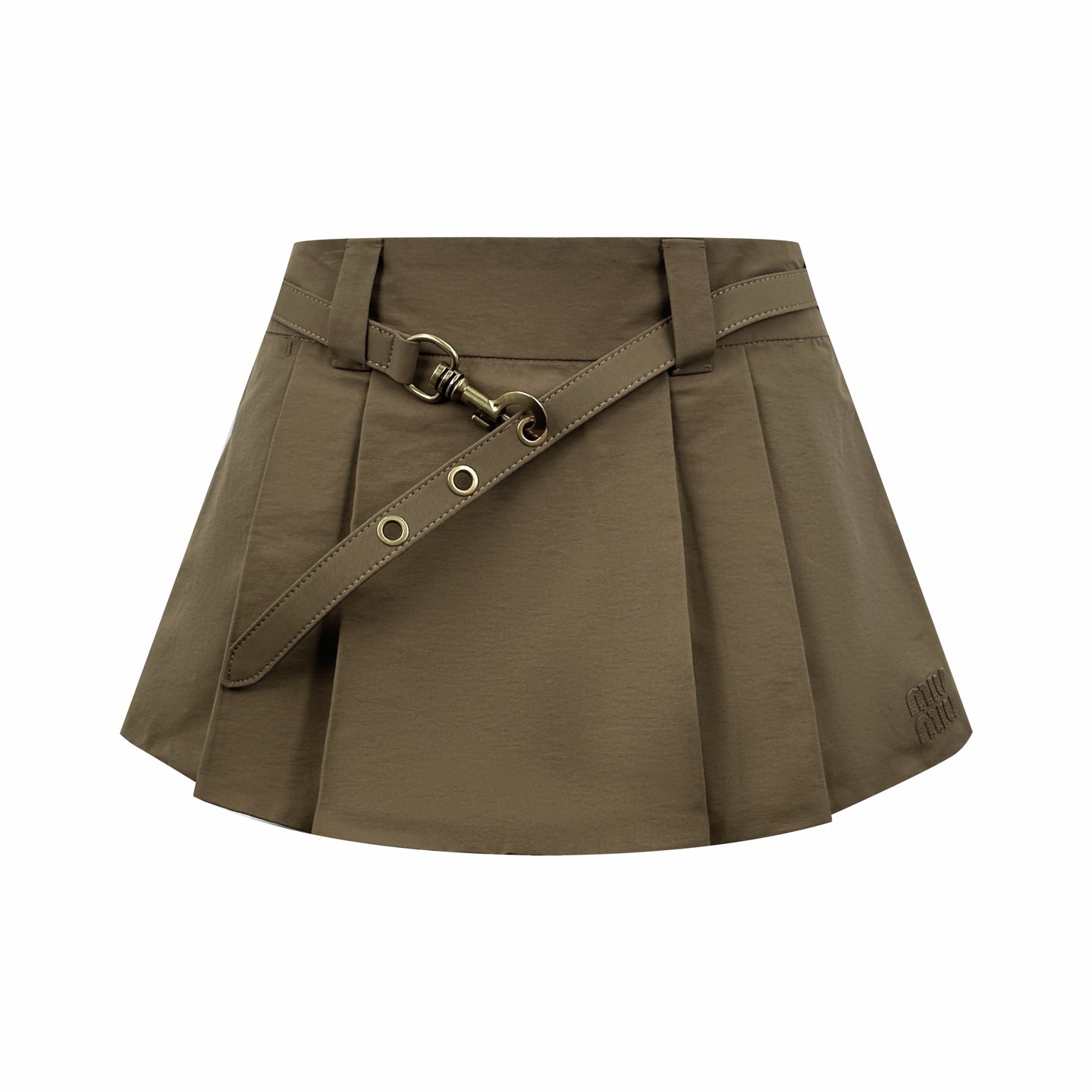 2026 Women's GS Logo Metal Belt Short Dress (FF766)