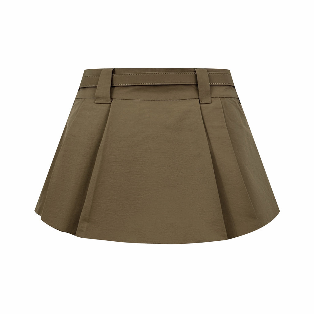 2026 Women's GS Logo Metal Belt Short Dress (FF766)