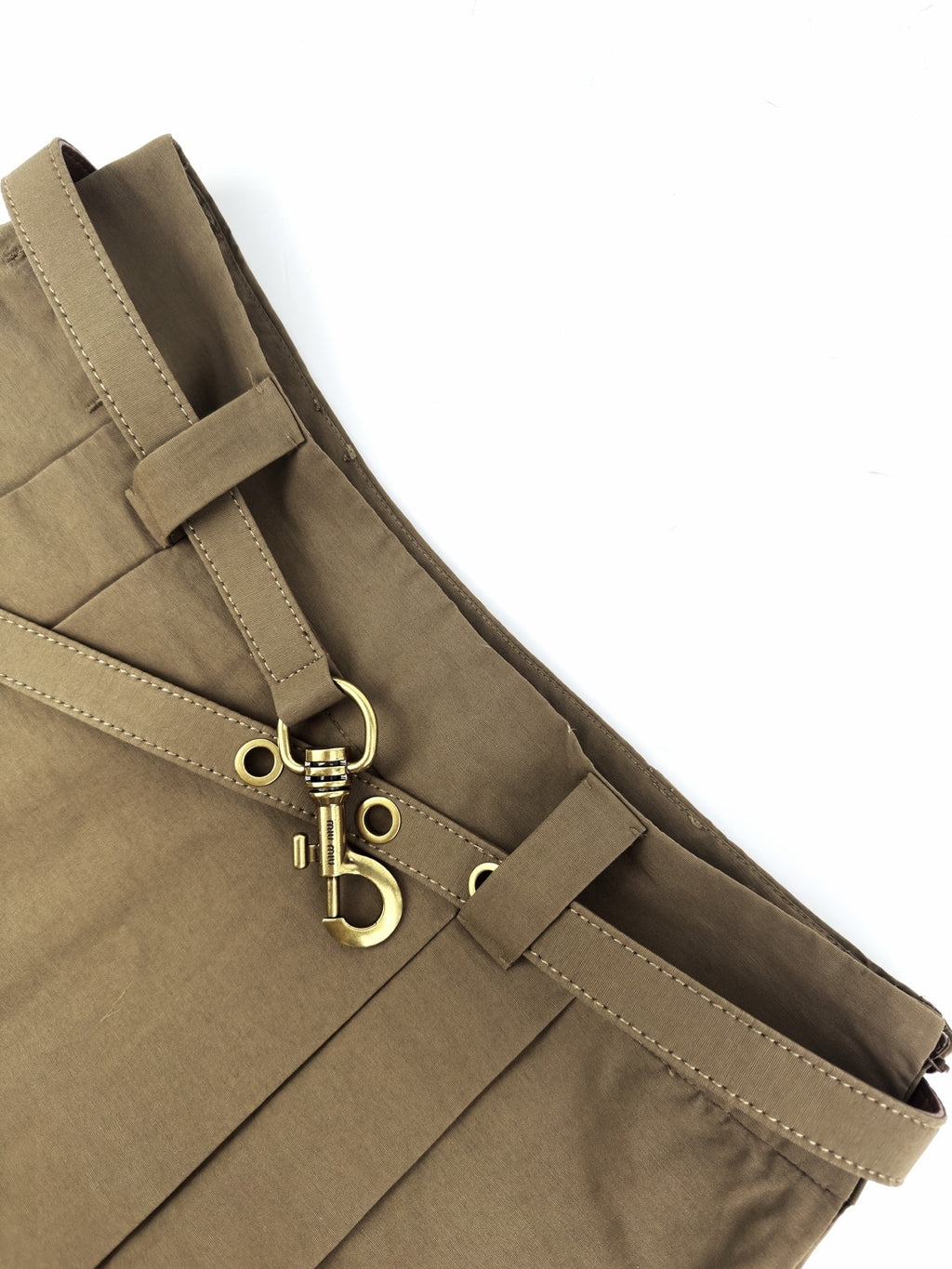 2026 Women's GS Logo Metal Belt Short Dress (FF766)