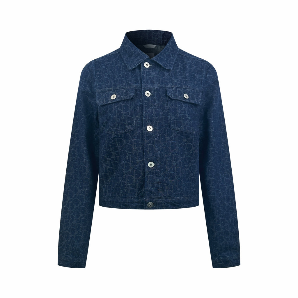 2026 Women's GS Full-Print Denim Jacket (DD140)