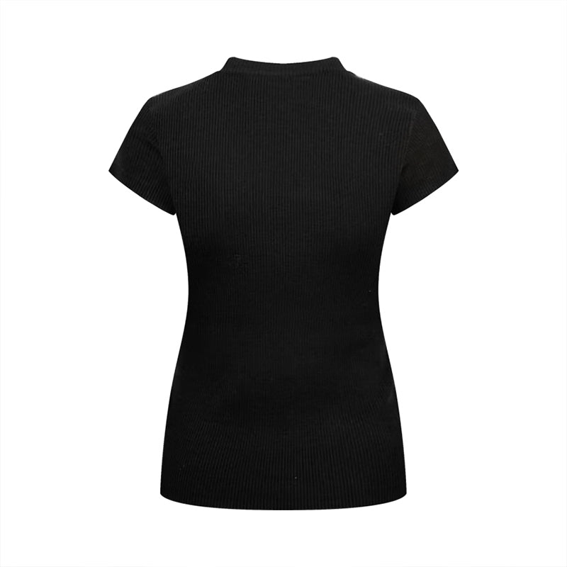 2026 Women's GS Logo Short-Sleeved Sweater (FF788)