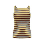 2026 Women's GS Leather Striped Tank Top (EE443)
