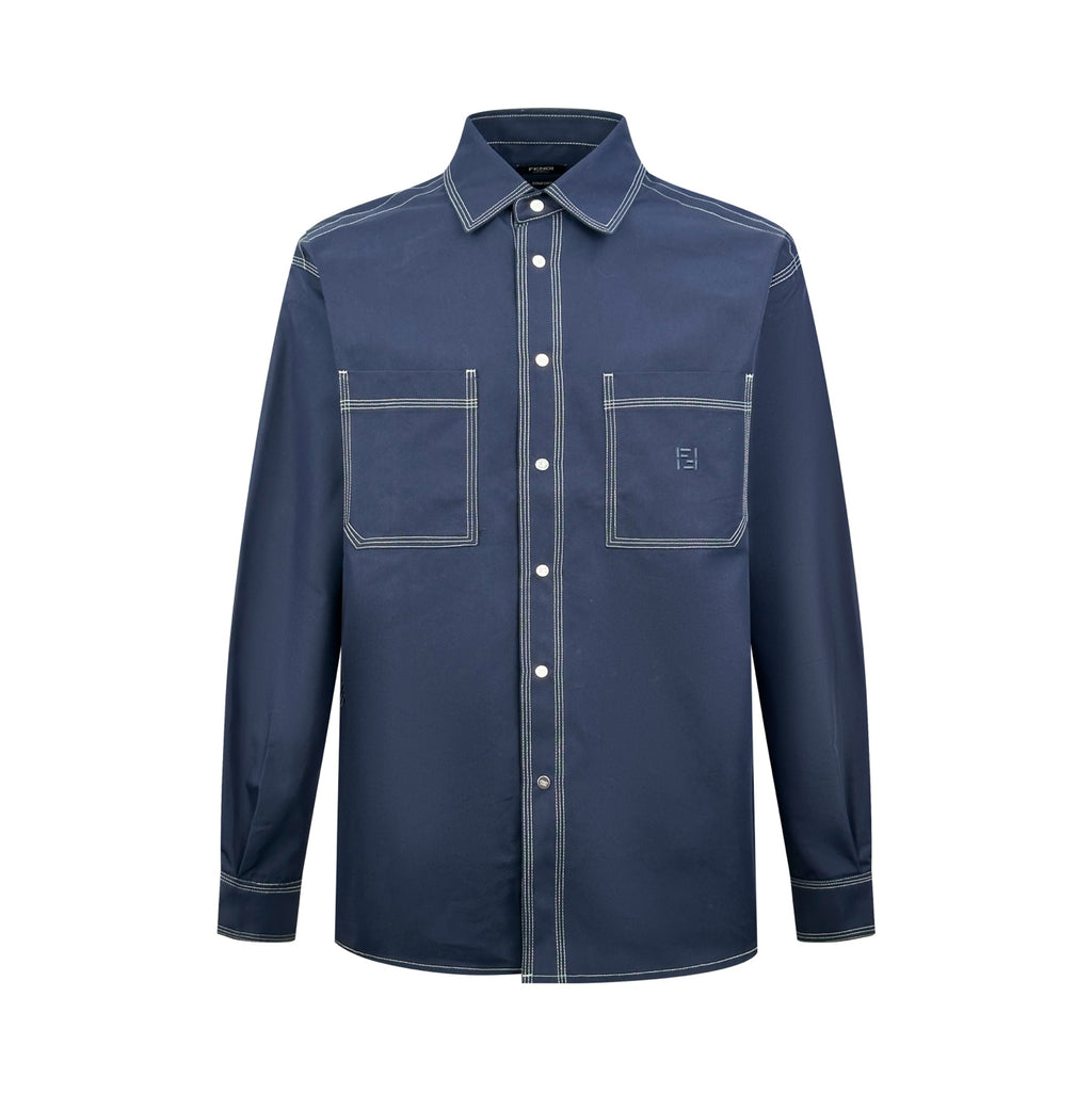 2026 New Model GS Embroidered Contrast Shirt (BB881-B35)