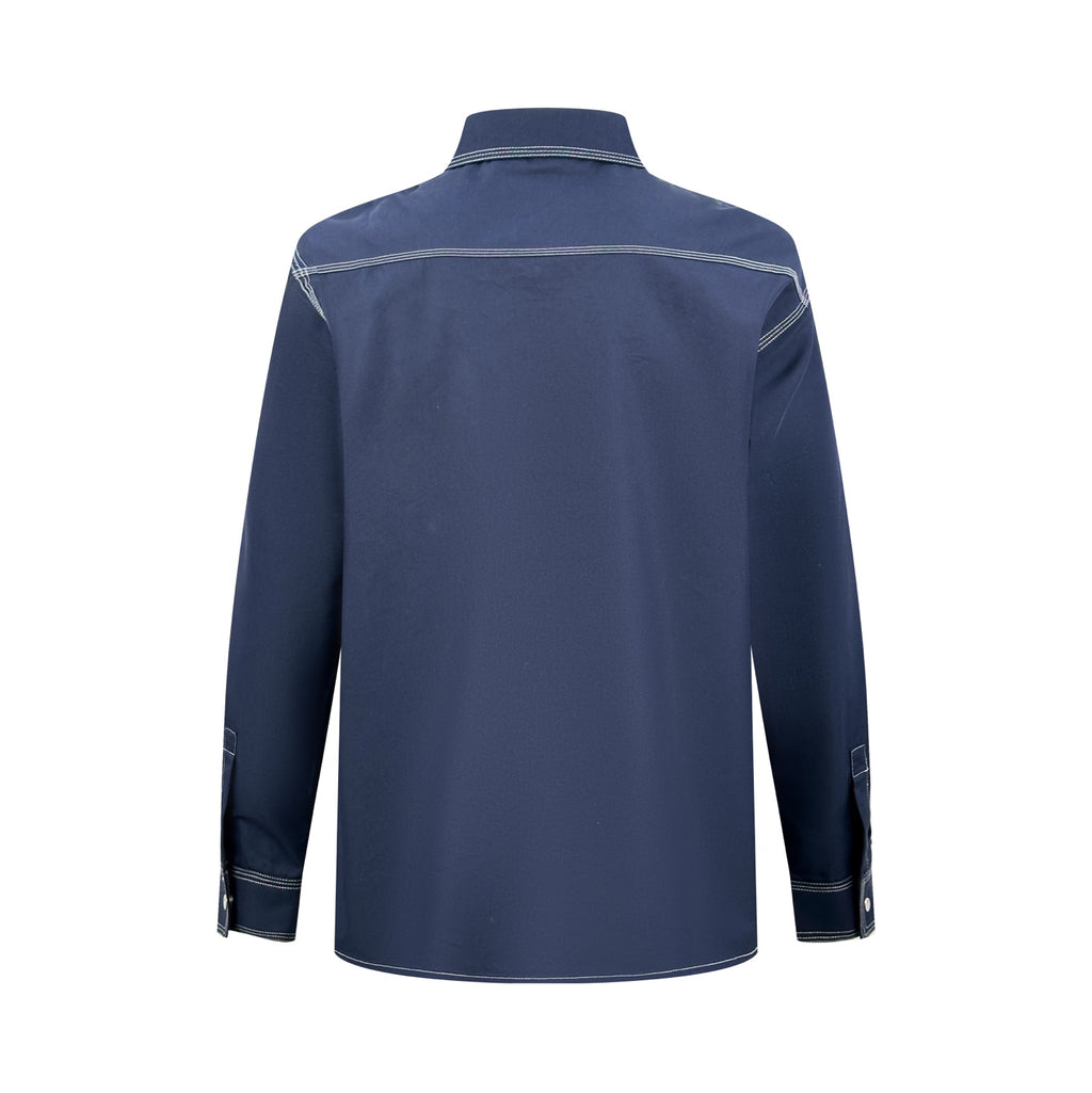 2026 New Model GS Embroidered Contrast Shirt (BB881-B35)