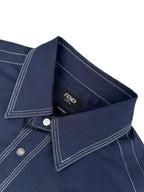 2026 New Model GS Embroidered Contrast Shirt (BB881-B35)