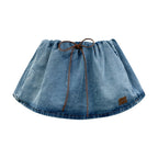 2026 Women's GS Logo Denim Short Skirt (EE432)