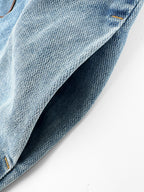 2026 Women's GS Logo Denim Short Skirt (EE432)