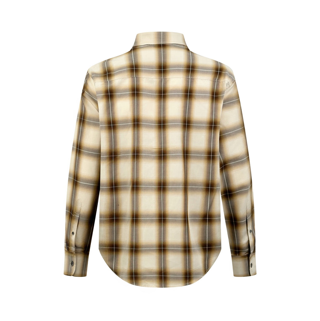 2026 New Model GS Embroidered Checkered Shirt (BB834-B45)
