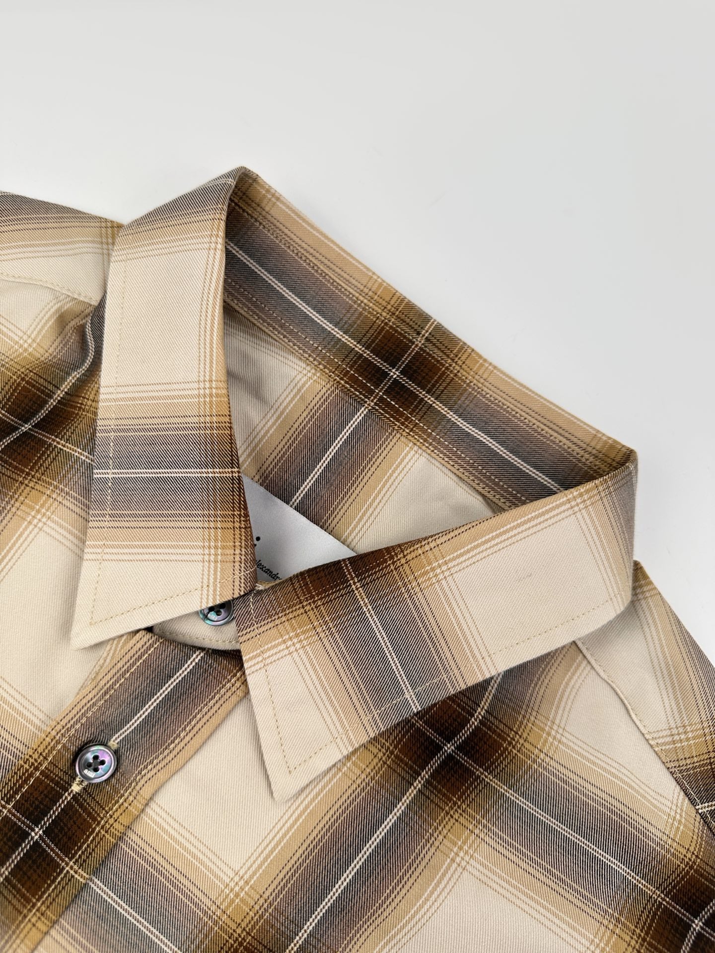 2026 New Model GS Embroidered Checkered Shirt (BB834-B45)