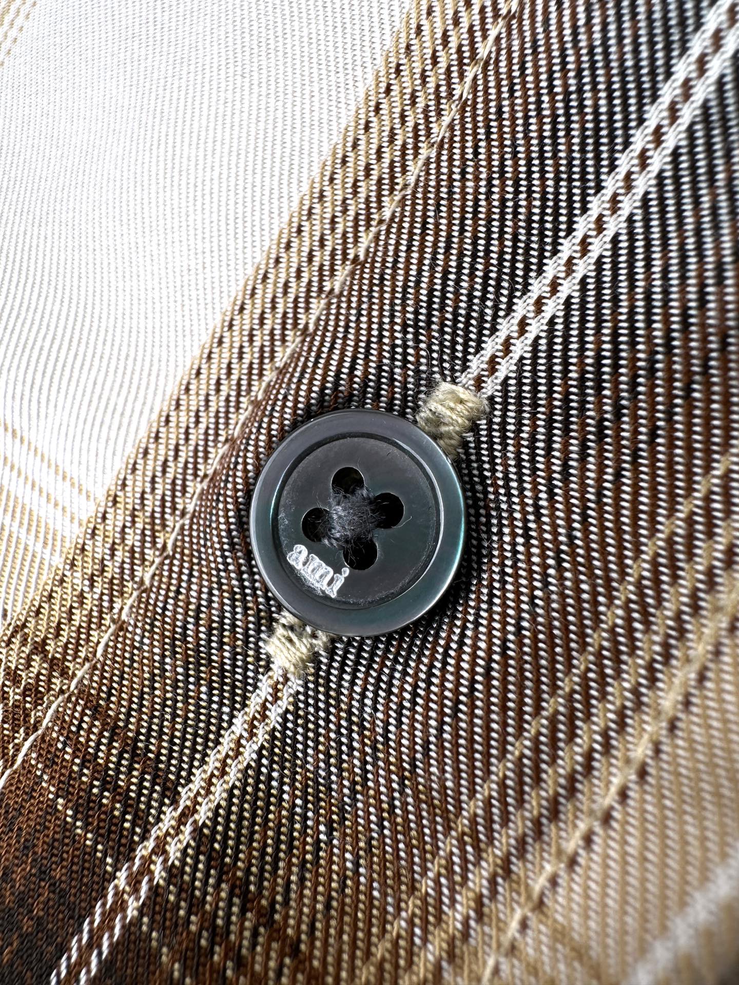 2026 New Model GS Embroidered Checkered Shirt (BB834-B45)