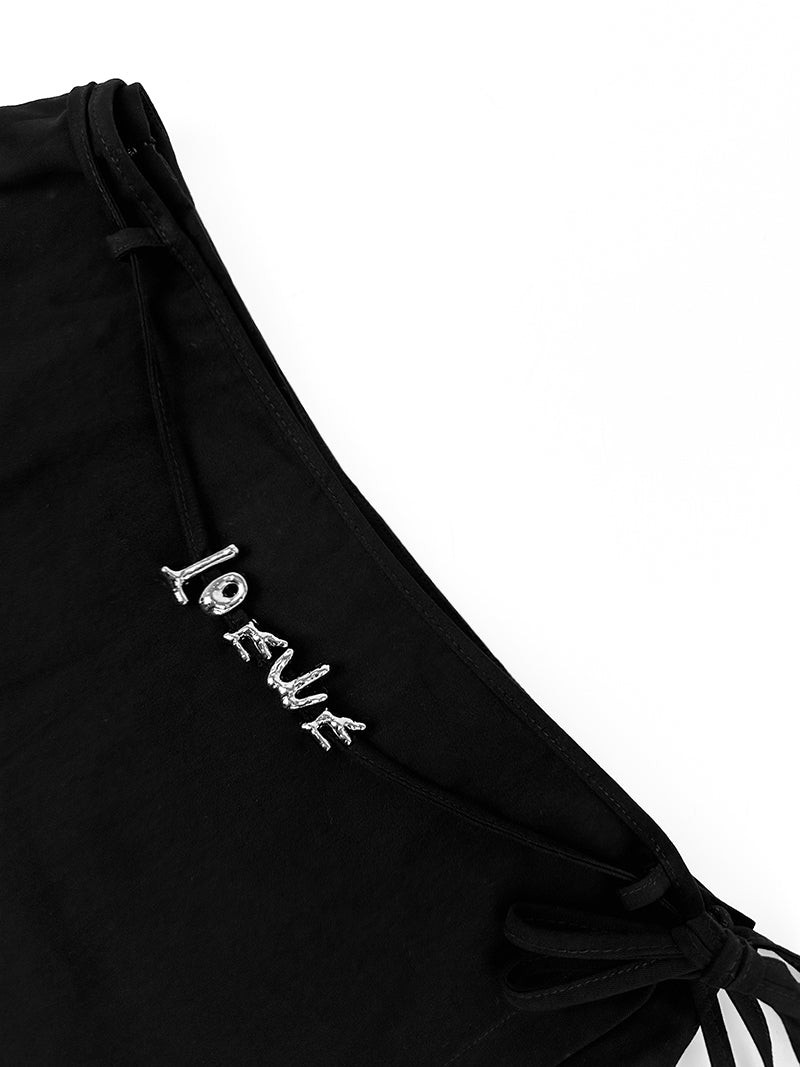 2026 Women's GS Letter Metal Short Skirt (FF781)