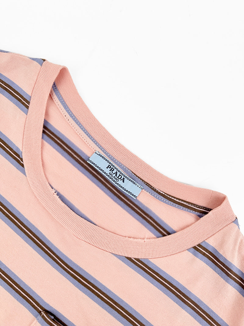 2026 Women's GS Logo Striped Long-Sleeved (FF790)