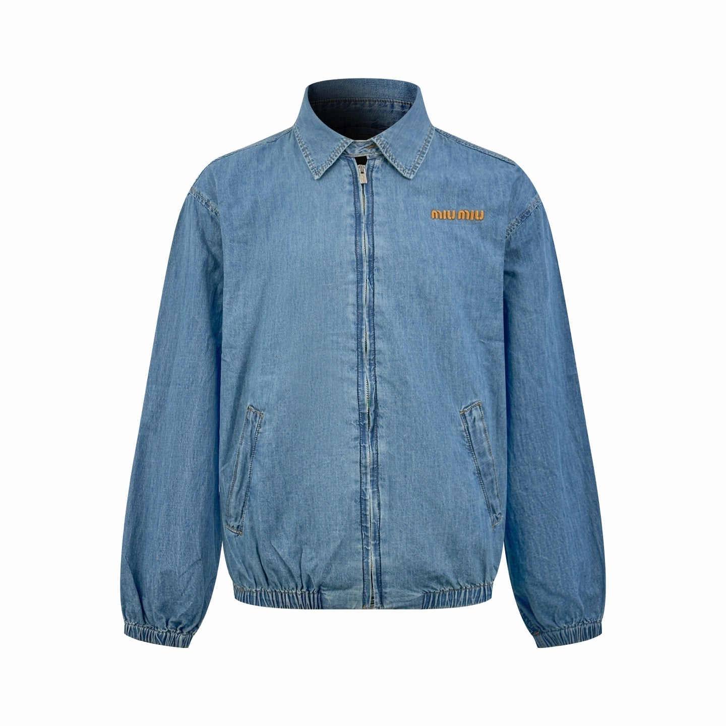 2026 Women's GS Embroidered Logo Denim Jacket (EE433)