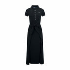 2026 Women's GS Embroidered Polo Neck Dress (FF785)