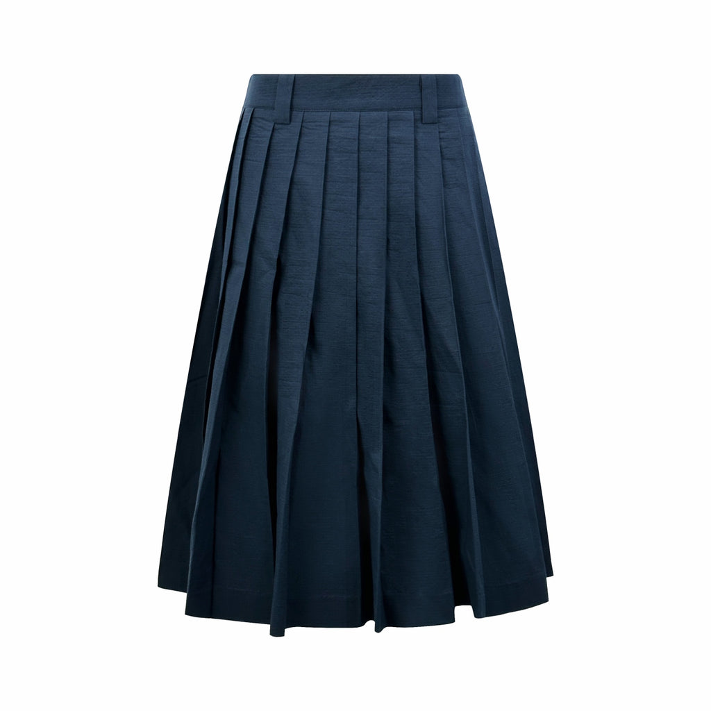 2026 Women's GS Logo Embroidered Pleated Skirt (FF775)