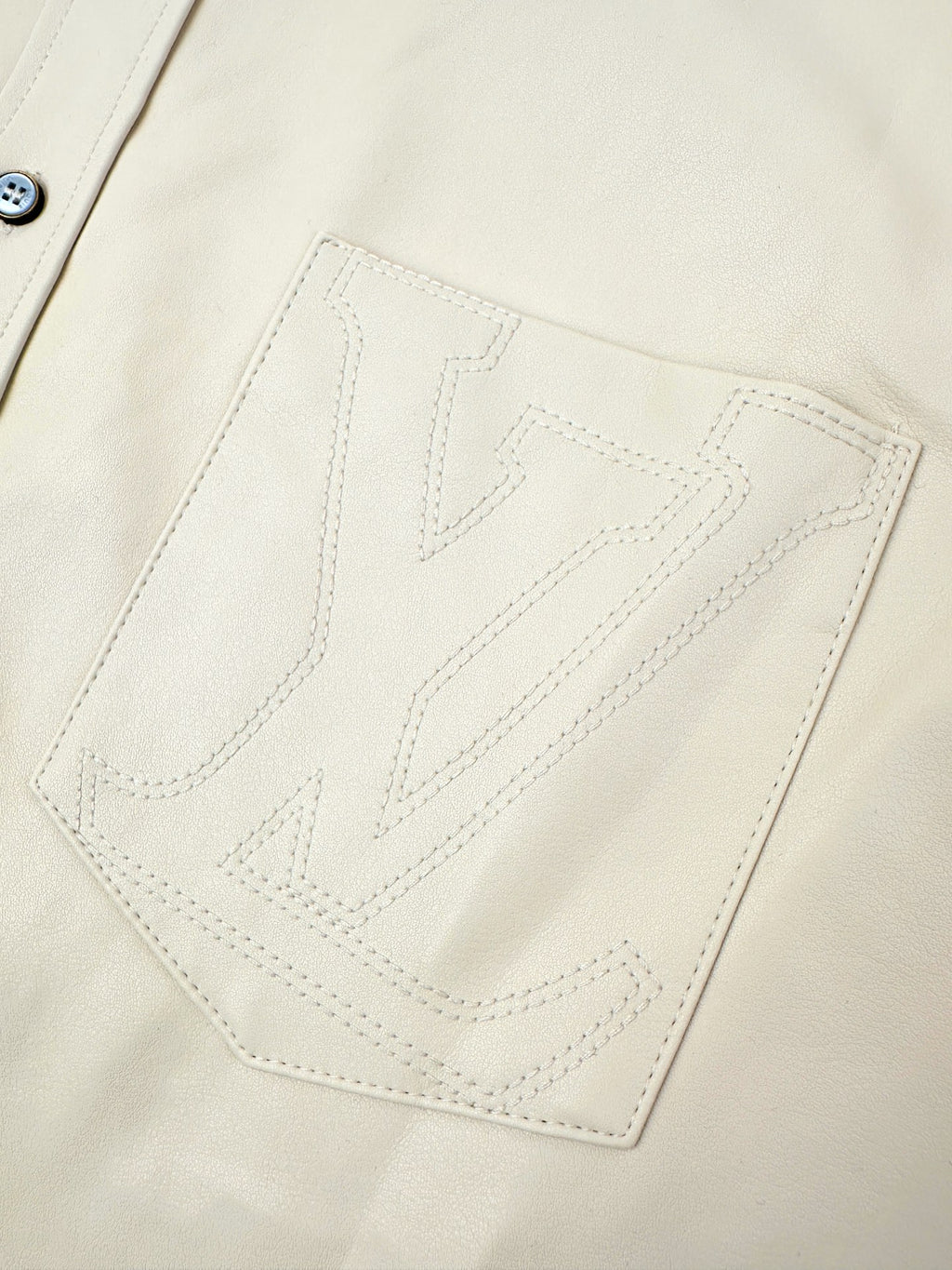 2026 New Model GS Logo Embroidered Single-Button Leather Jacket (AA663-B80)
