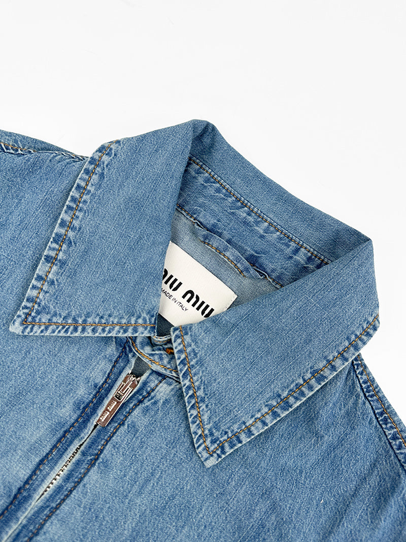 2026 New GS Embroidered Logo Denim Jacket (BB894-B65)