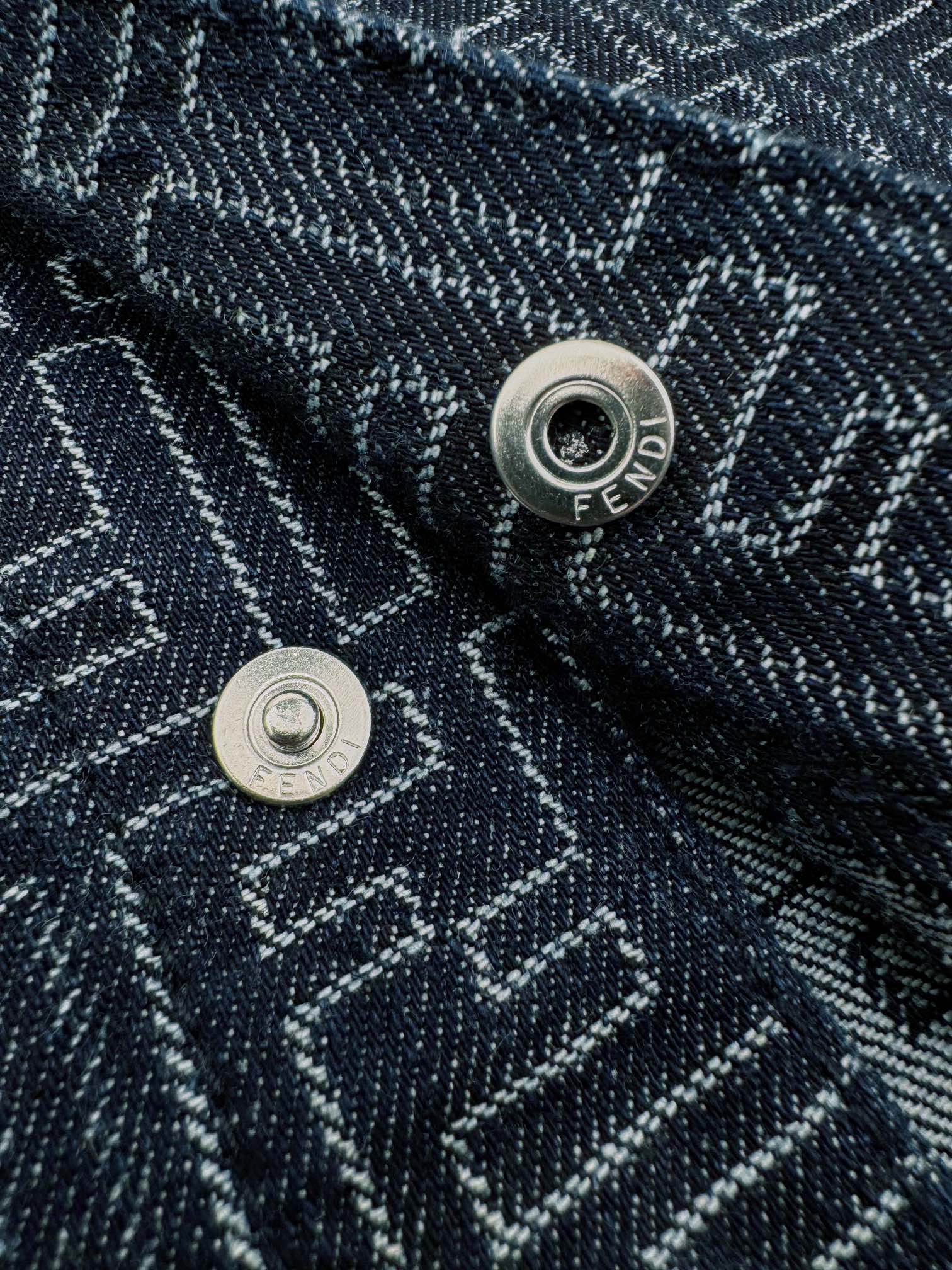 2026 New GS Plaid Denim Jacket (25322-B70)
