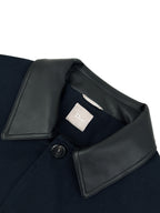 2026 New Model GS Embroidered Snapback Leather Collar Jacket (AA665-C10)