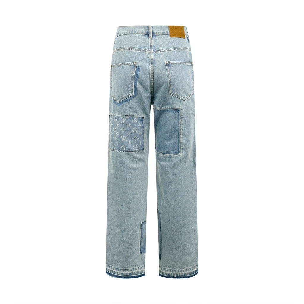 2026 new model GS logo patchwork jeans (BB885-C15)