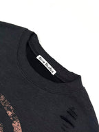 2026 New GS Distressed Logo Sweatshirt with Holes (25310-B20)