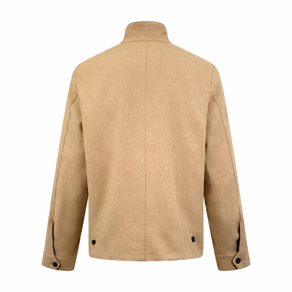 2026 New GS Logo Embroidered Double-Breasted Jacket (25298-C15)