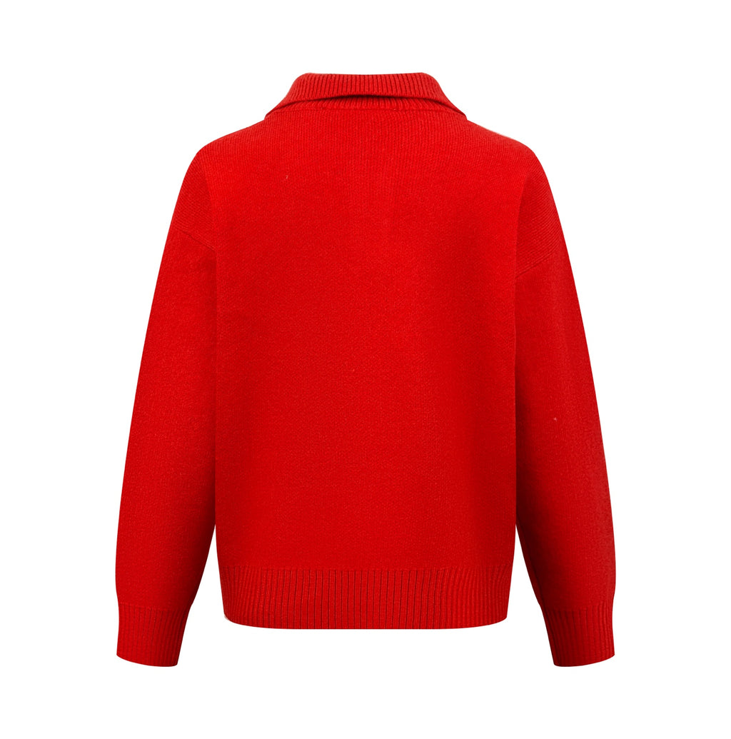 2026 New Model GS Heart Patterned Knitted Polo Shirt (AA648-B25)