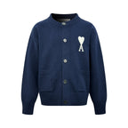 2026 New Model GS Heart Patterned Knitted Cardigan (AA649-B50)