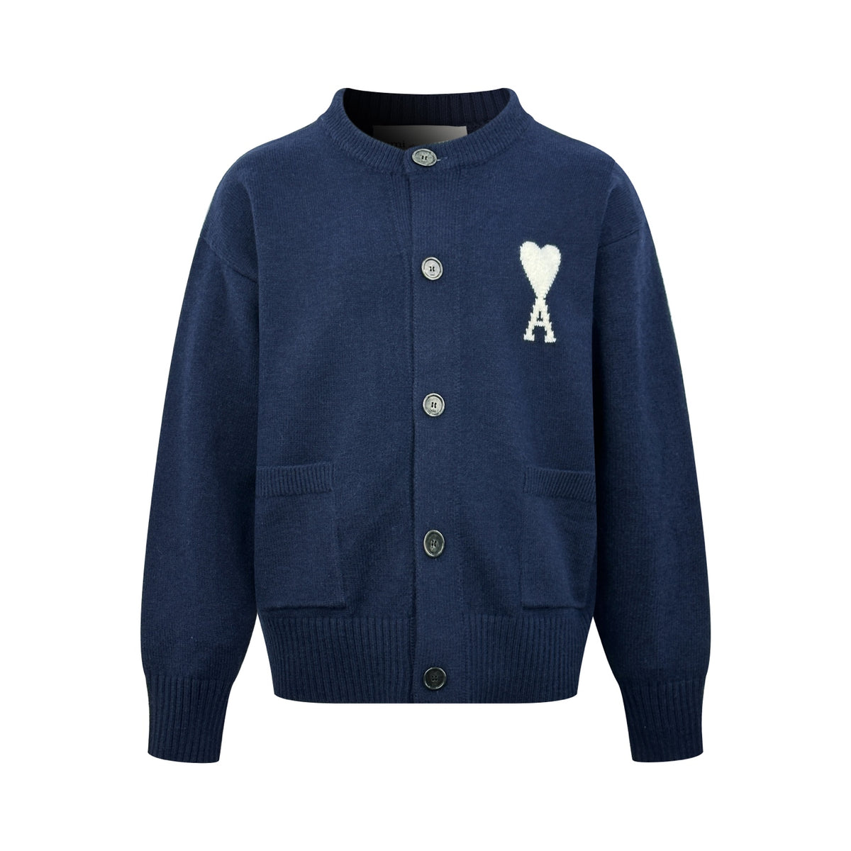 2026 New Model GS Heart Patterned Knitted Cardigan (AA649-B50)