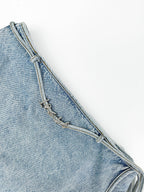 2026 Women's GS Letter Metal Denim Short Skirt (FF792)