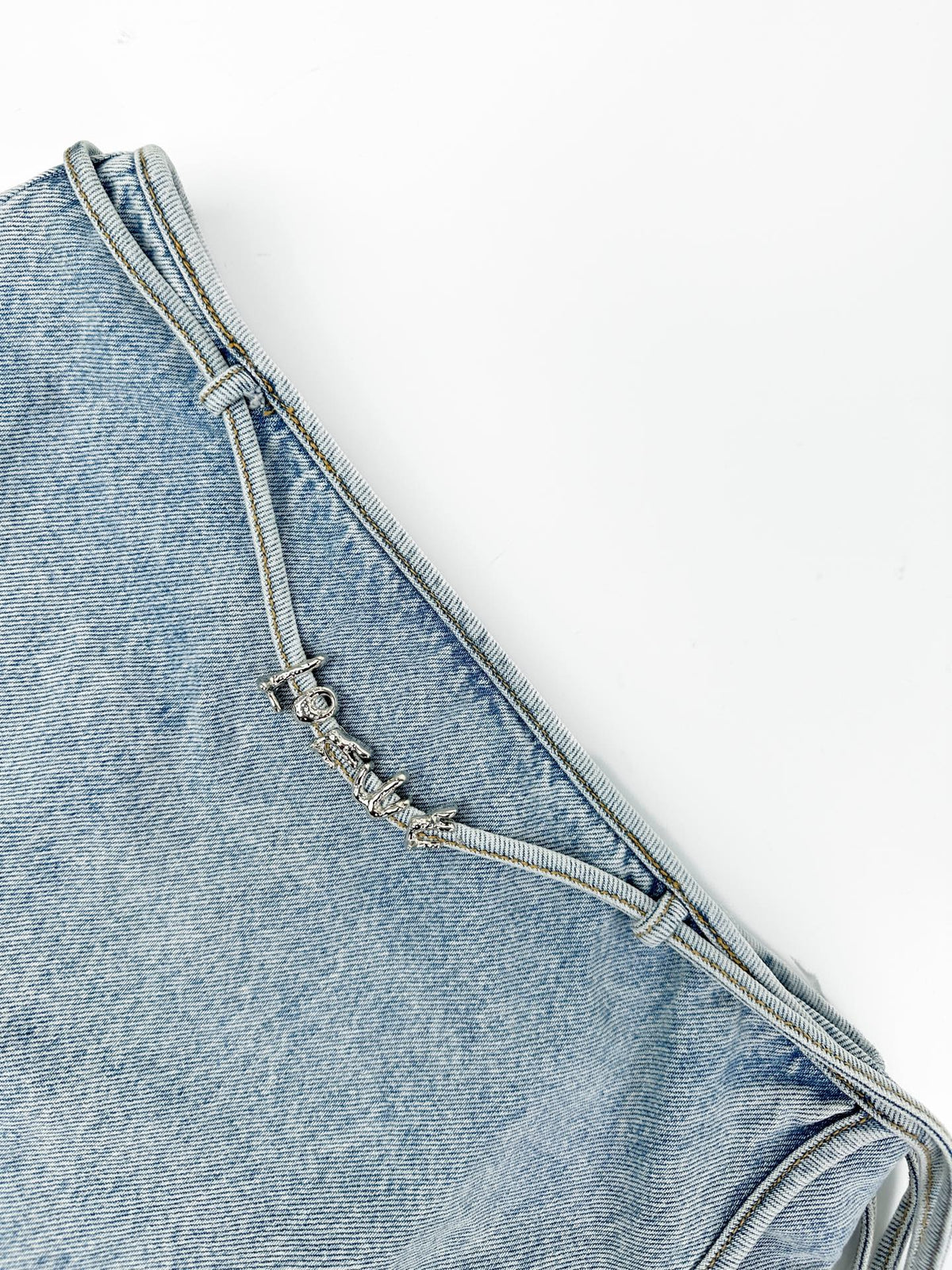 2026 Women's GS Letter Metal Denim Short Skirt (FF792)