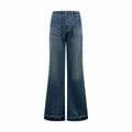 2026 Women's GS Logo Flared Denim Jeans (EE427)