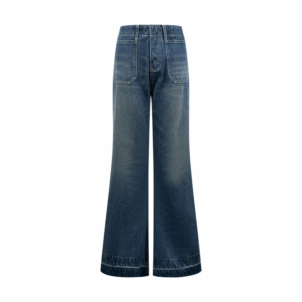 2026 Women's GS Logo Flared Denim Jeans (EE427)